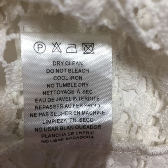 Lucy Paris Ivory Crotchet Pebble Lace Midi Dress M NWT - Picture 6 of 7